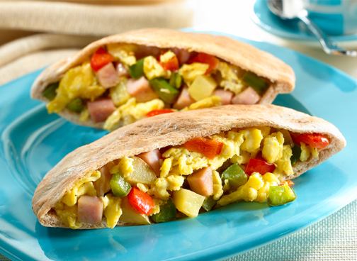 breakfast hash pita