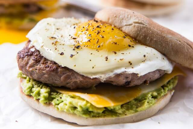 Turkey Sausage Breakfast Sandwich