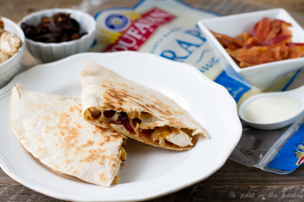 Chicken Bacon Ranch Quesadillas