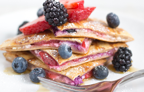 28 Berry Stuffed French Toast Pitas