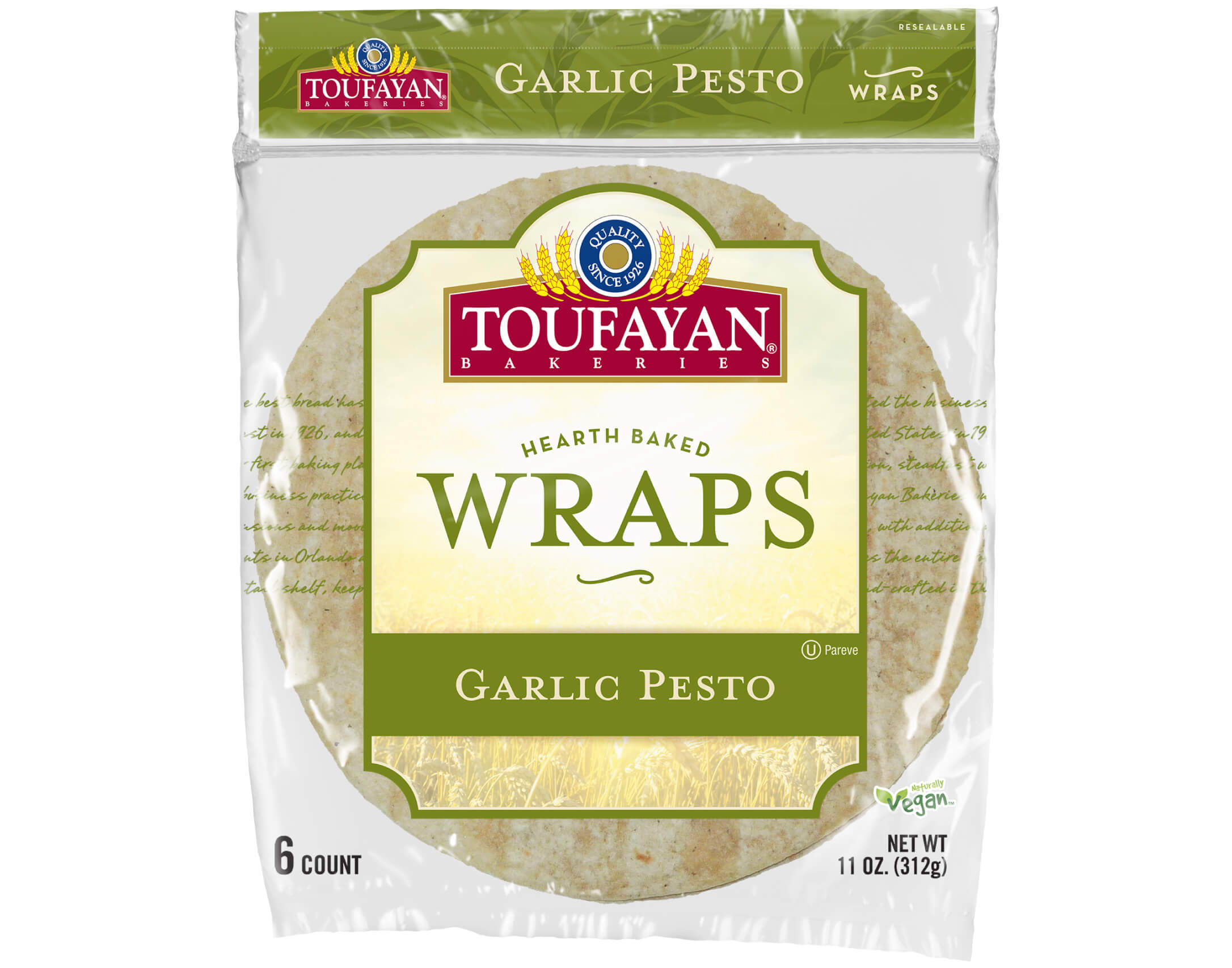 Garlic Pesto Wraps Eco Bag