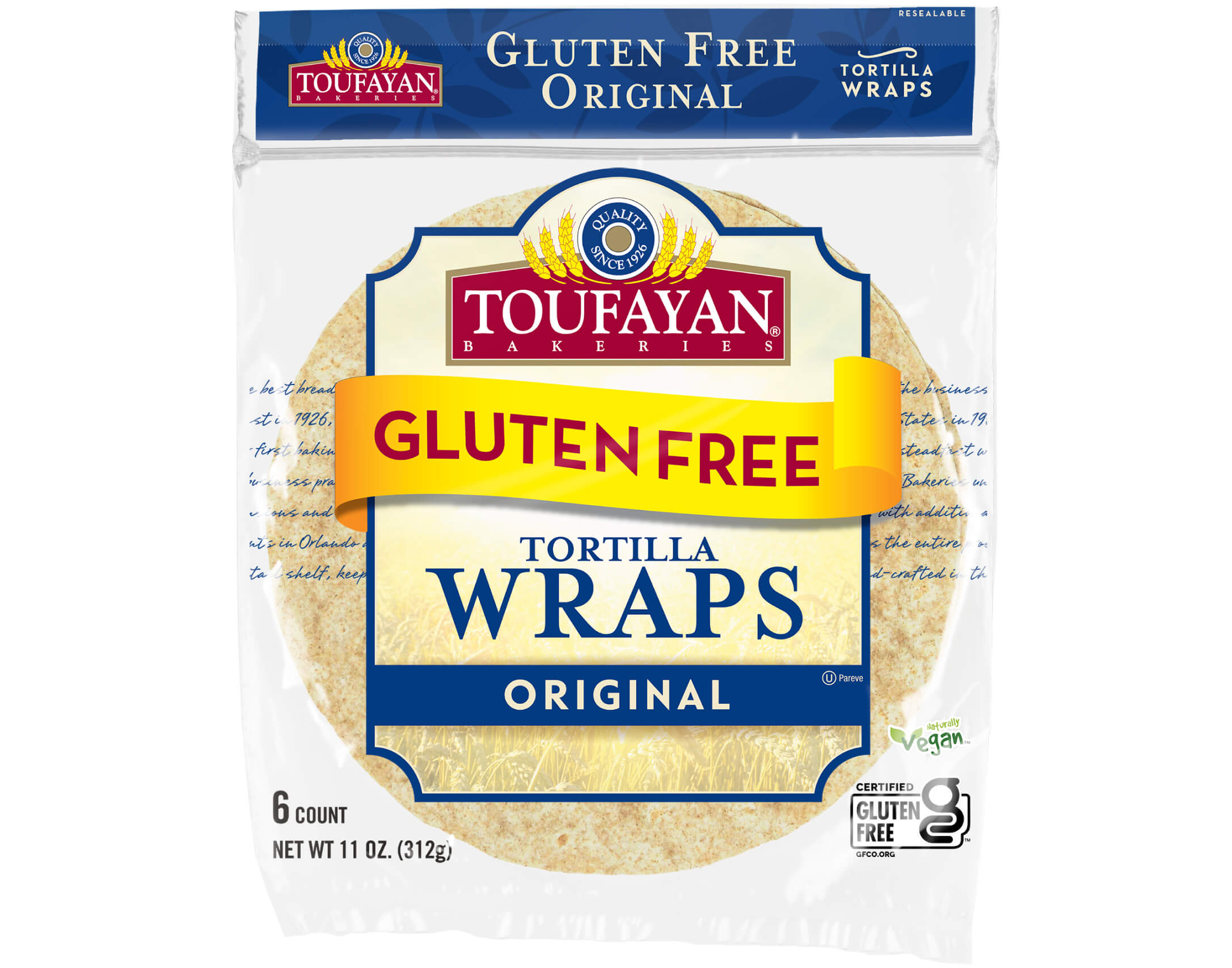 Gluten Free Original Wraps Eco Bag Final