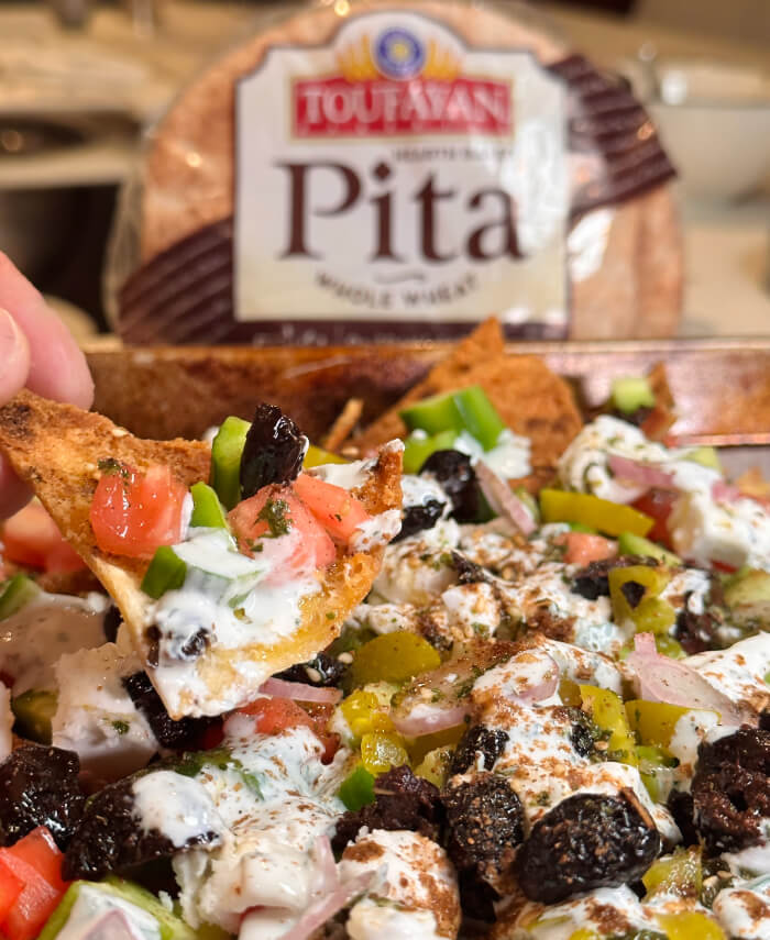 Greek Salad Nachos