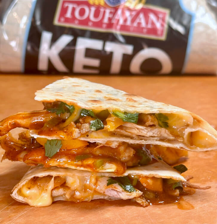 Keto Chicken Quesadillas