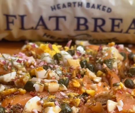 Smoked Salmon Flatbread image website square