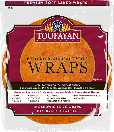 Food Service Wraps Roasted Red Pepper